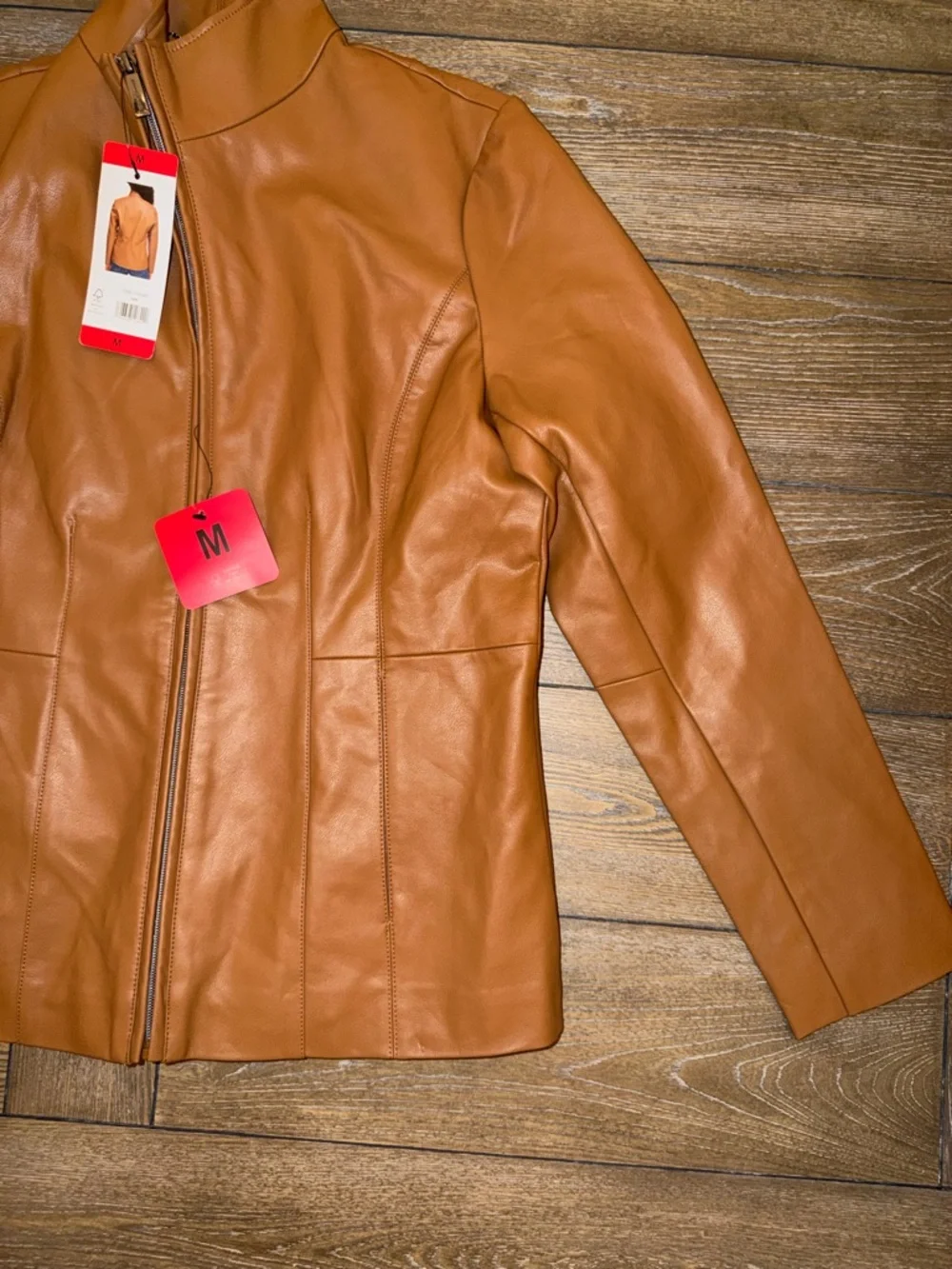 Kenneth Cole New York women's faux leather jacket - Picture 6 of 15